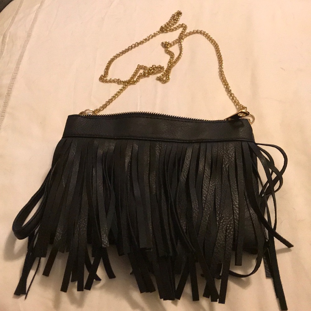 Super cute fringe bag! Used once!