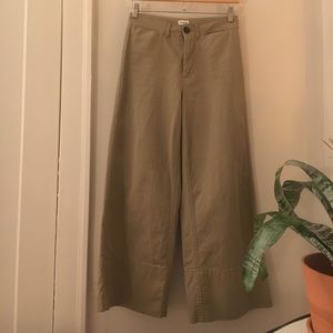 Madewell Langford wife-leg cropped pants