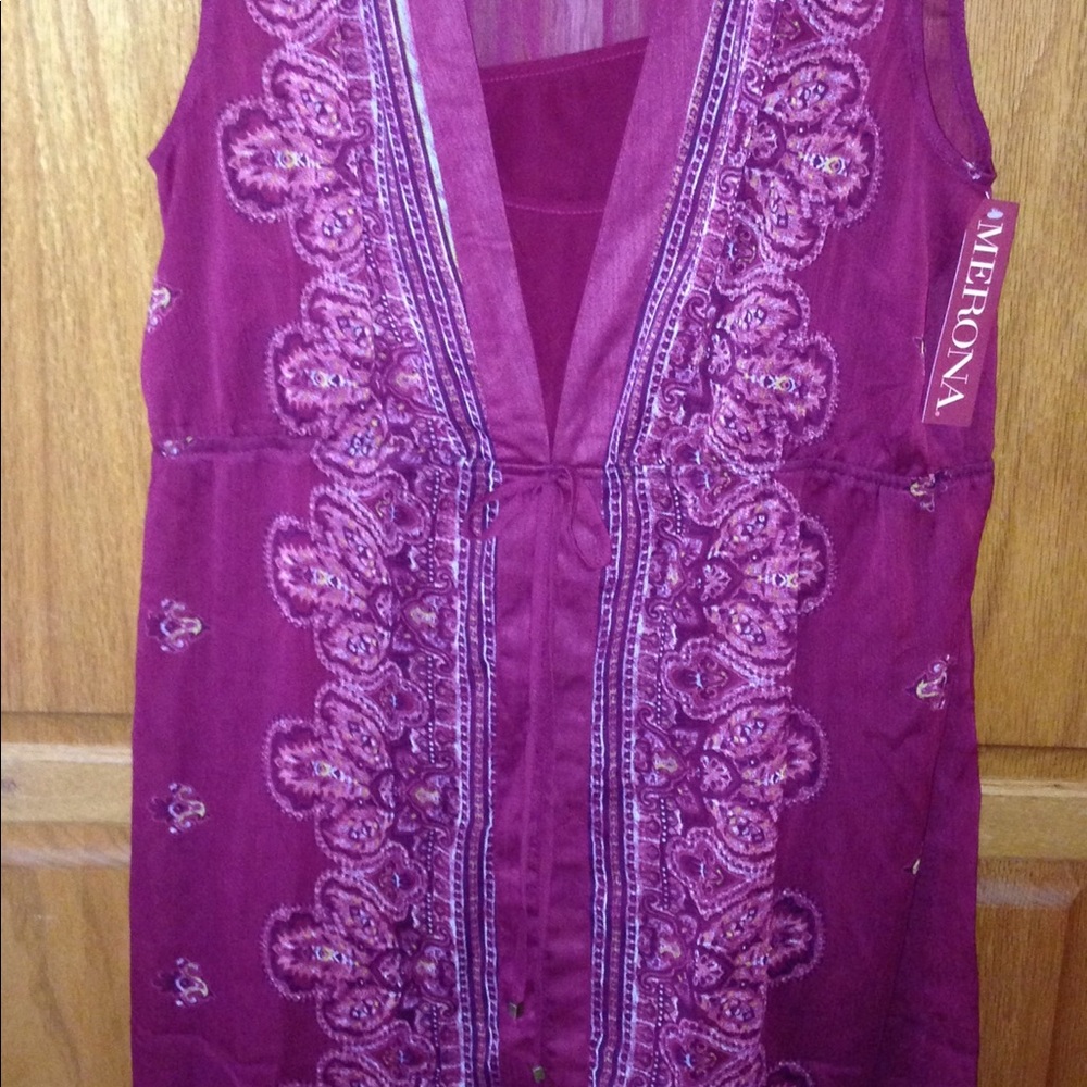 💲Merona Dress NWT  (maroon XXL)