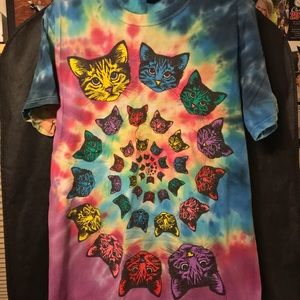 Tie Dye Cat T-Shirt