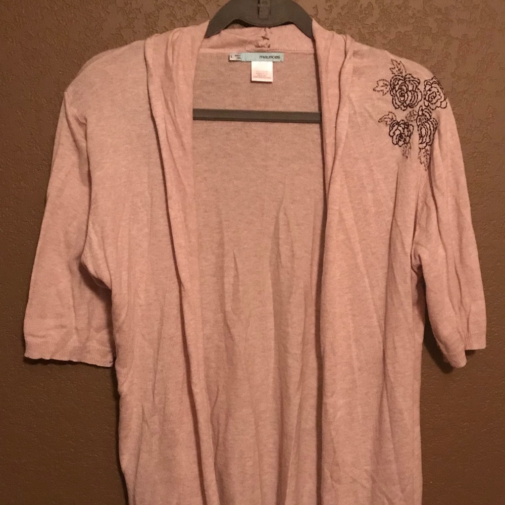 Short Sleeve Sweater Cardigan