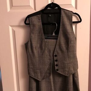Two piece wool suit