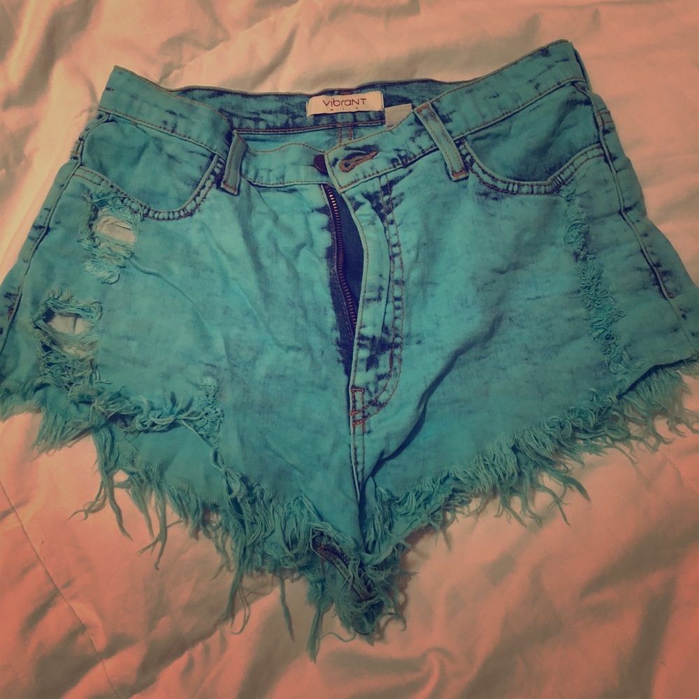 Vibrant High Waisted Shorts