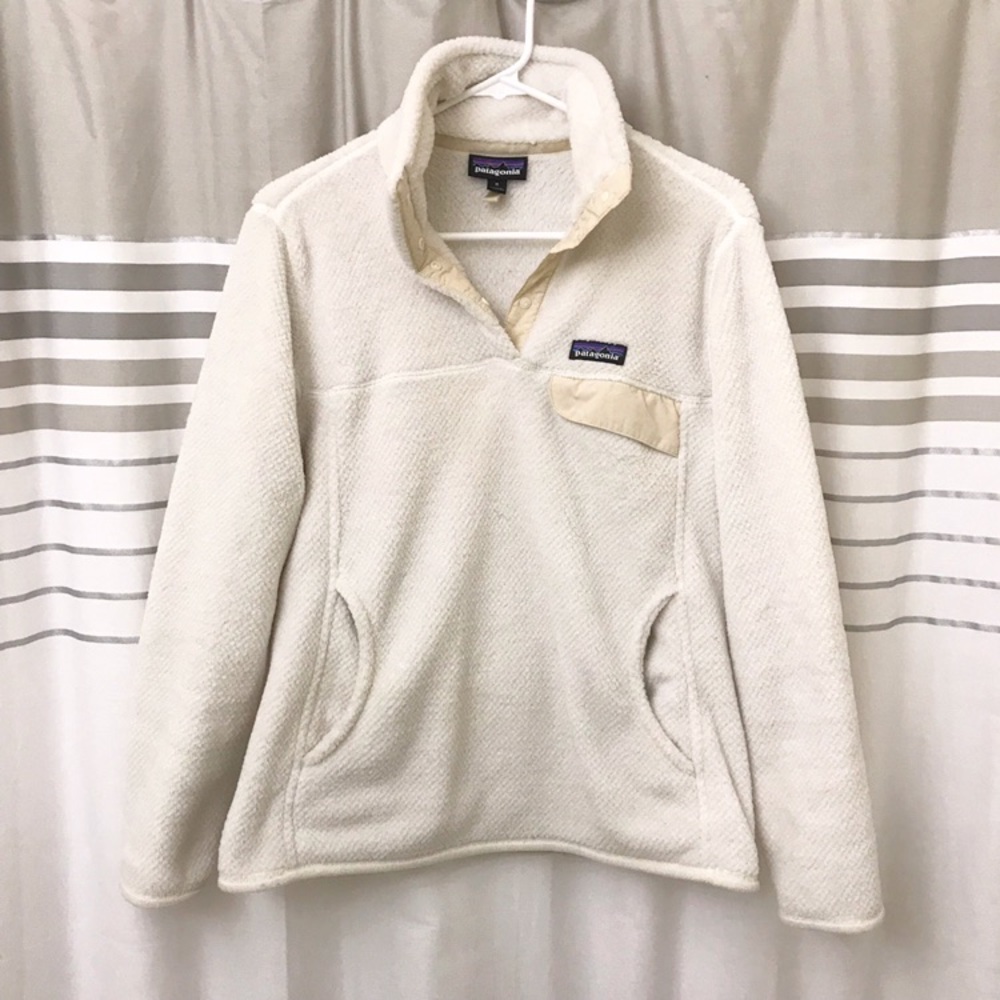 Patagonia Raw Linen/White Pullover