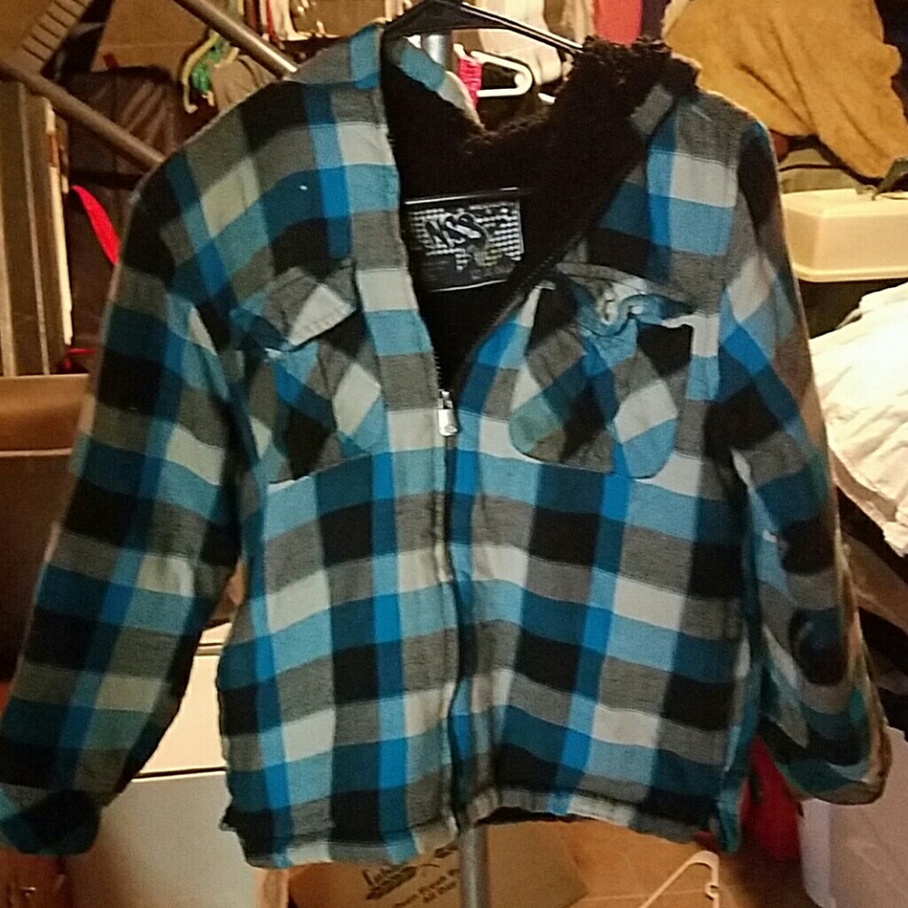 Boys thick zip up hoodie