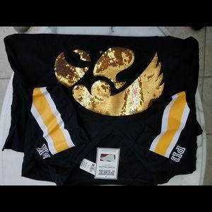 IOWA HAWKEYES PINK COLLEGIATE COLLECTION NEW