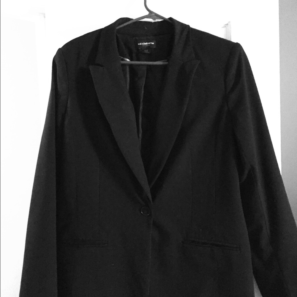 Liz Claiborne Womens Suit Jacket 12T