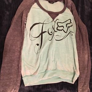 Washed look Fox sweatshirt