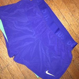 Women's Nike running shorts