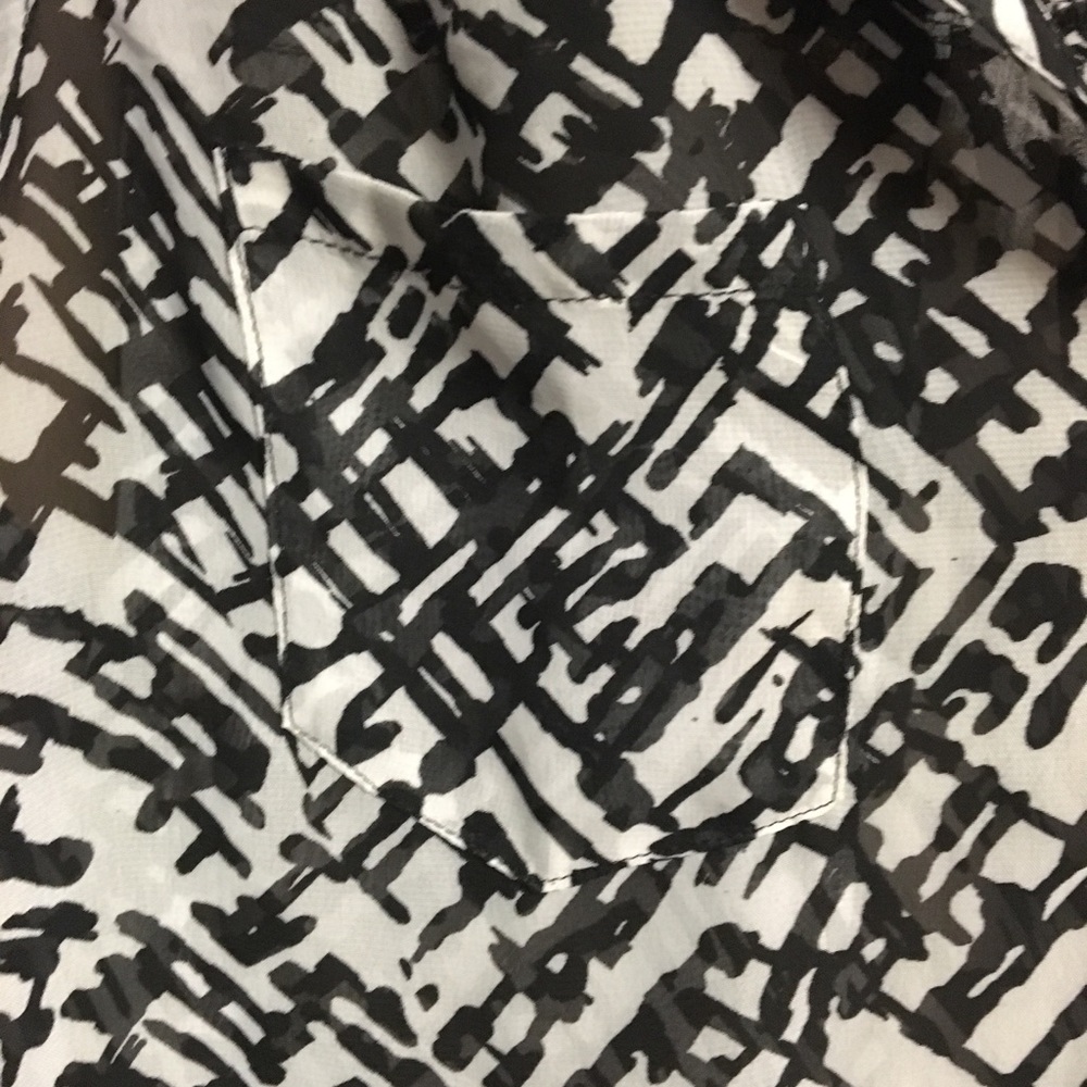 Translucent Graphic Button-Up - Picture 2 of 3
