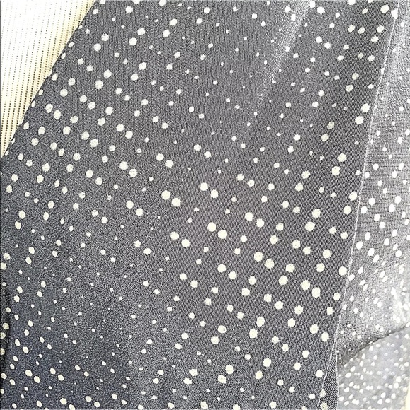 Halogen Silk Polka Dot Ruffle Career Top Sz Small - Picture 4 of 7