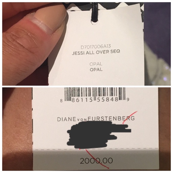 ❌SOLD❌ DVF Jessi All Over Sequined Dress - Picture 6 of 6