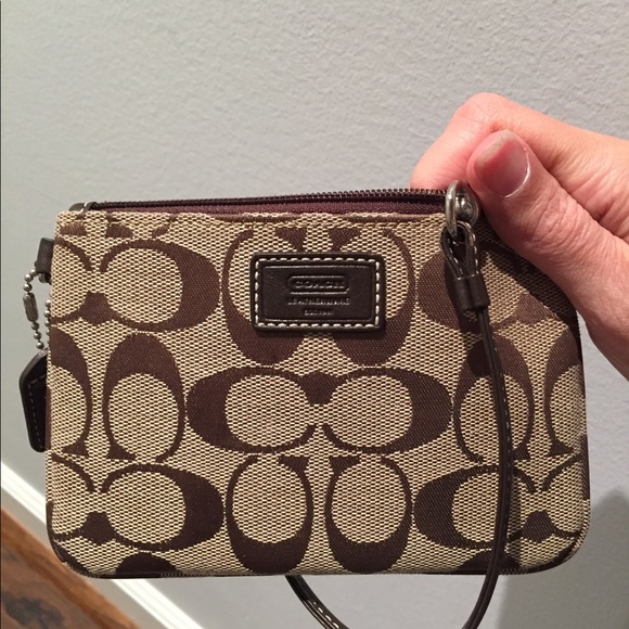 Coach signature wristlet. - Picture 2 of 2