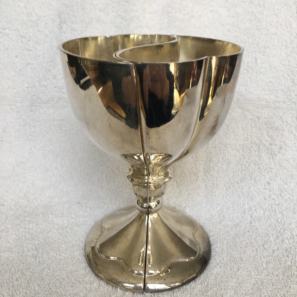 Silver Plated Wedding Goblets. Set of 2