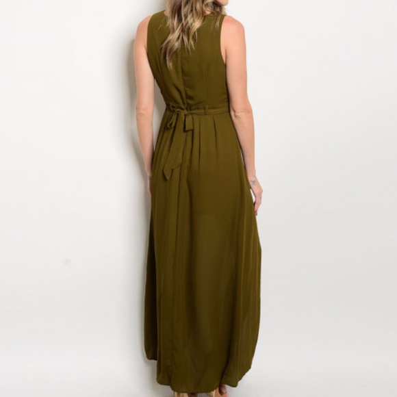 Pants OLIVE GREEN JUMPSUIT - Picture 2 of 2