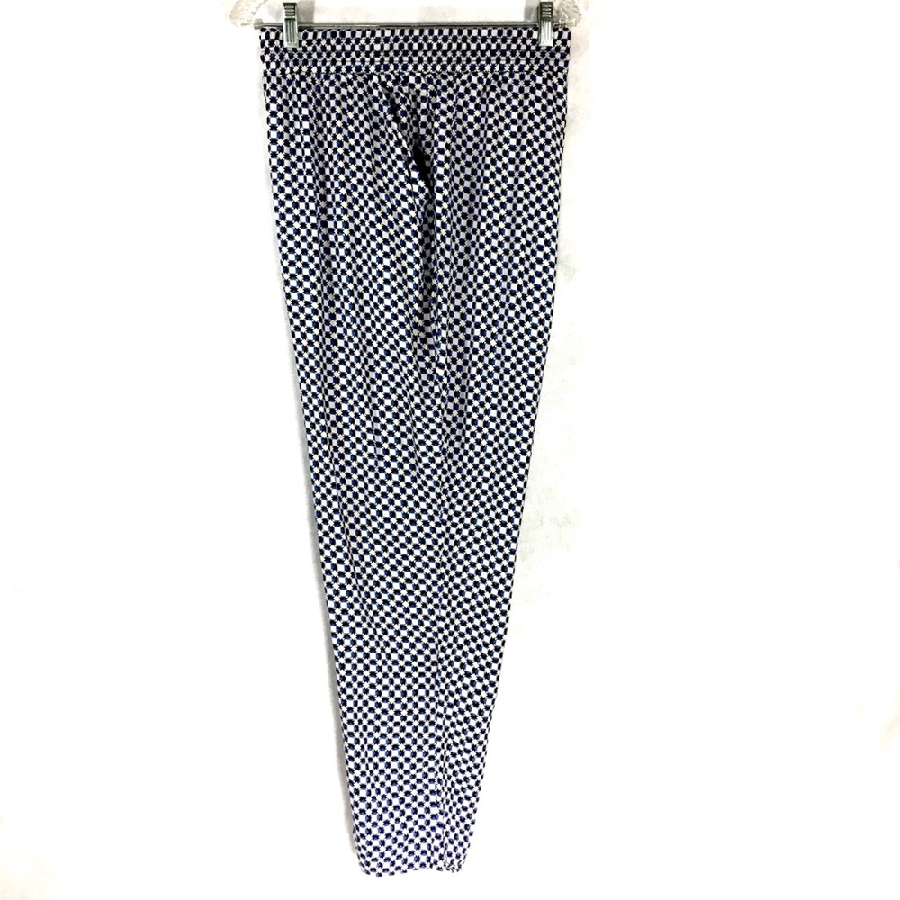 Dorothy Perkins Blue/Tan Geo Printed Pants