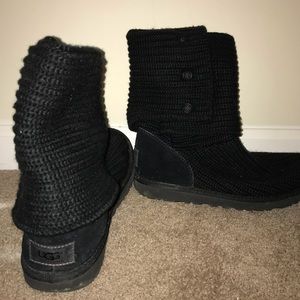 Black UGG Classic Cardy