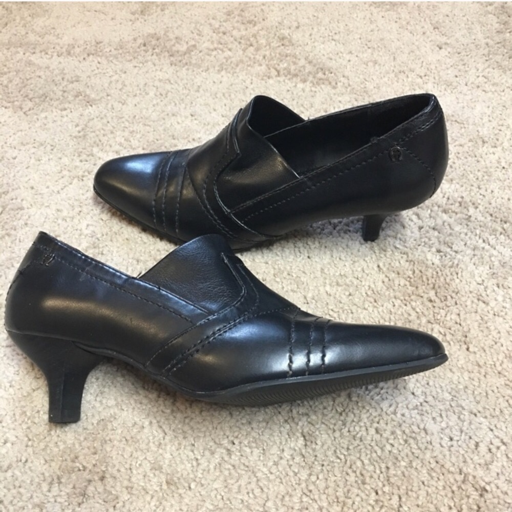 Etienne Aigner Black Booties
