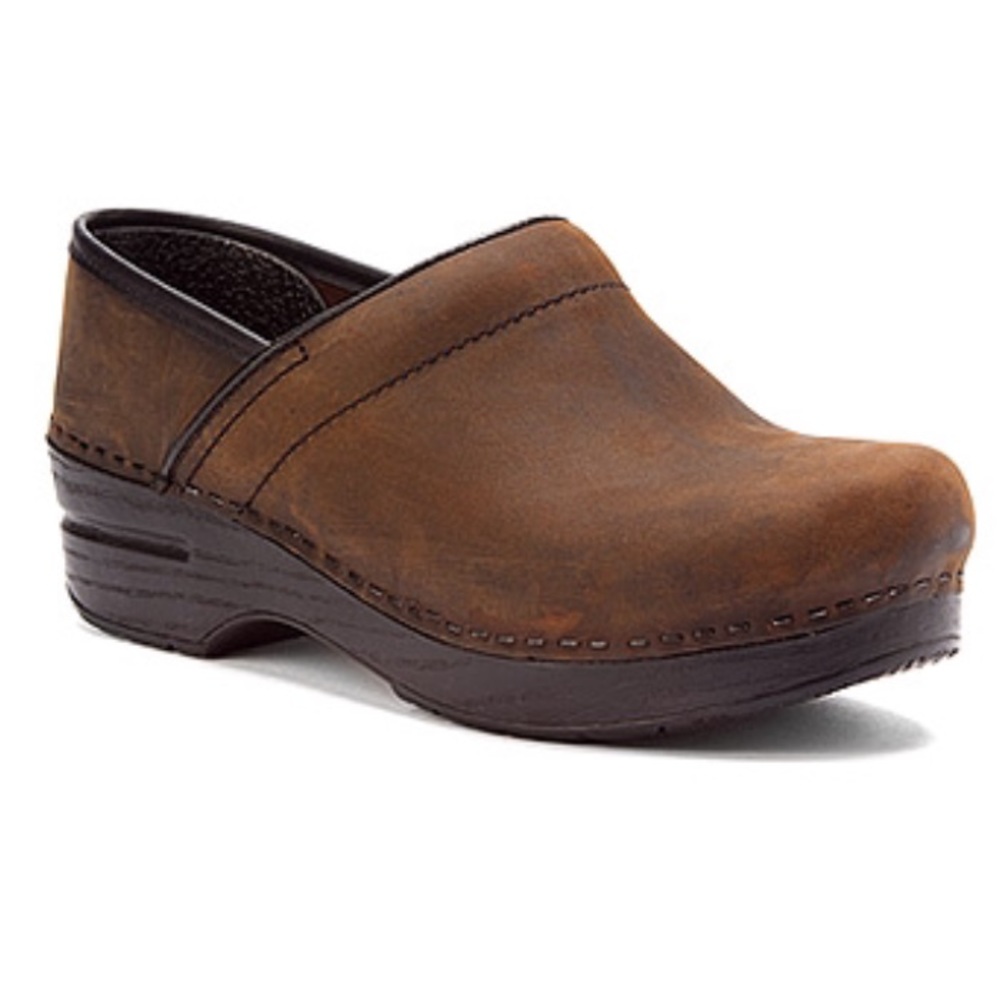 Classic brown Dansko clogs 37