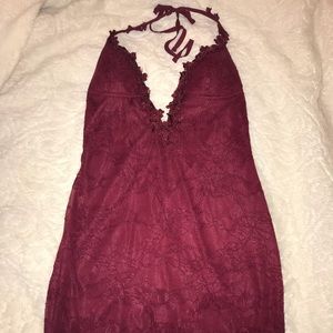 Toni lace flower detail bodycon dress