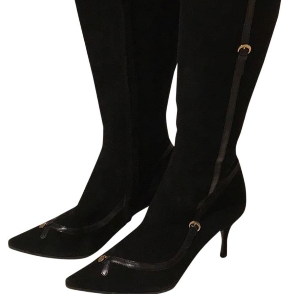 High boots suede