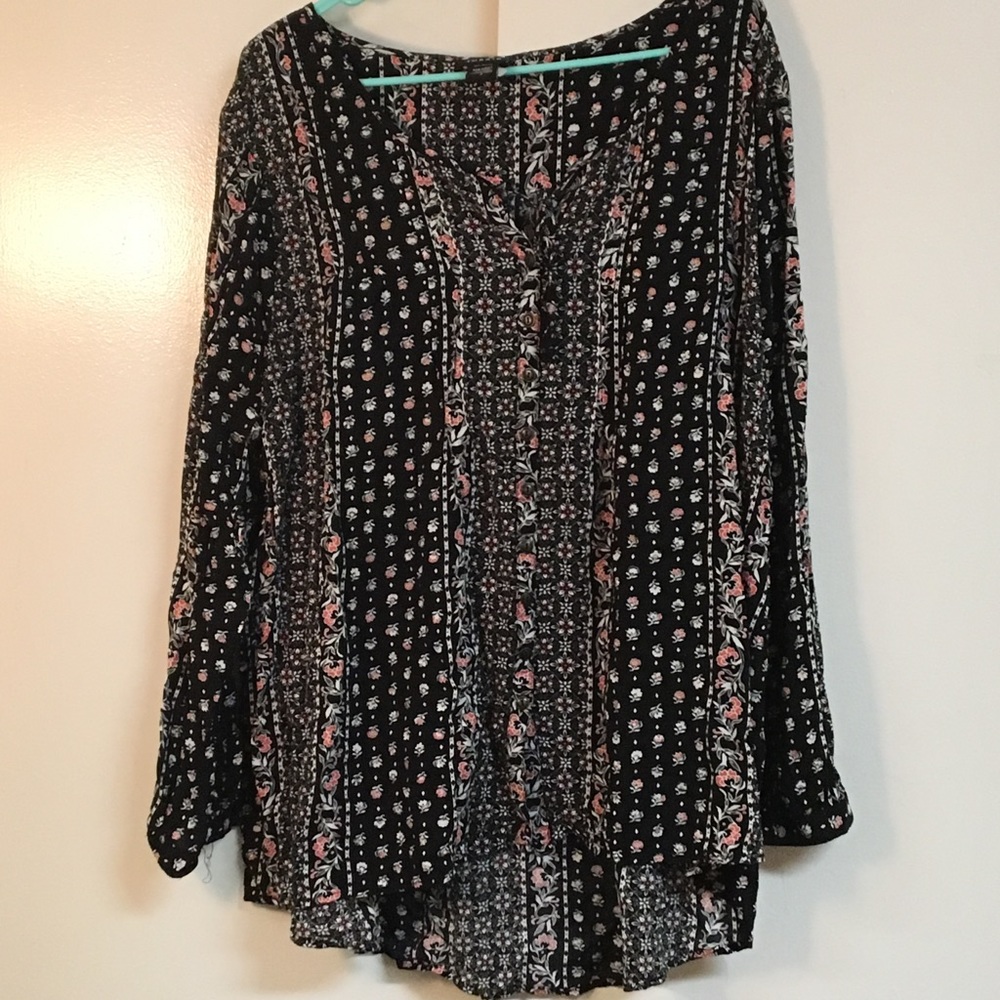 Torrid Floral Blouse