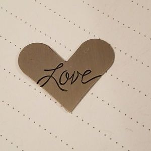 Origami Owl Large Heart Plate