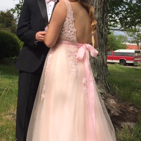 Pink prom dress - Picture 4 of 4