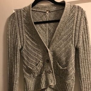 Free People knit cardigan