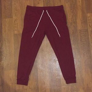 Dark Red/Maroon Sweatpants Joggers