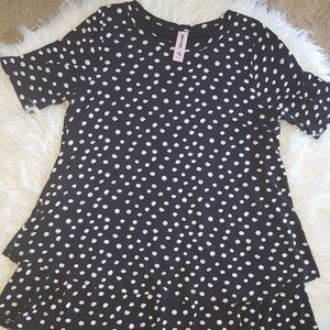 Medium Half Sleeve Tiered Tunic