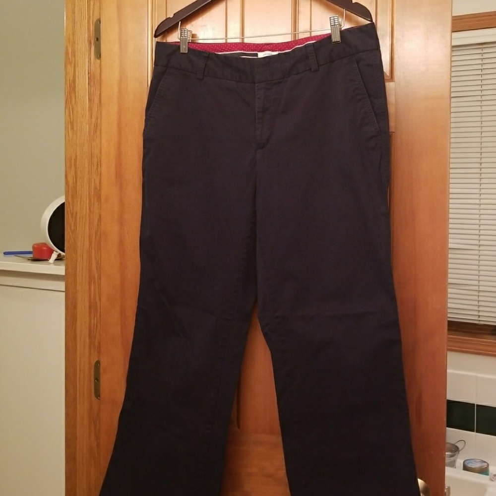 Dockers Flat Front Navy Blue Pants