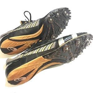 gold track cleats