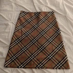 Burberry Nova Check Plaid Skirt USA Size 6