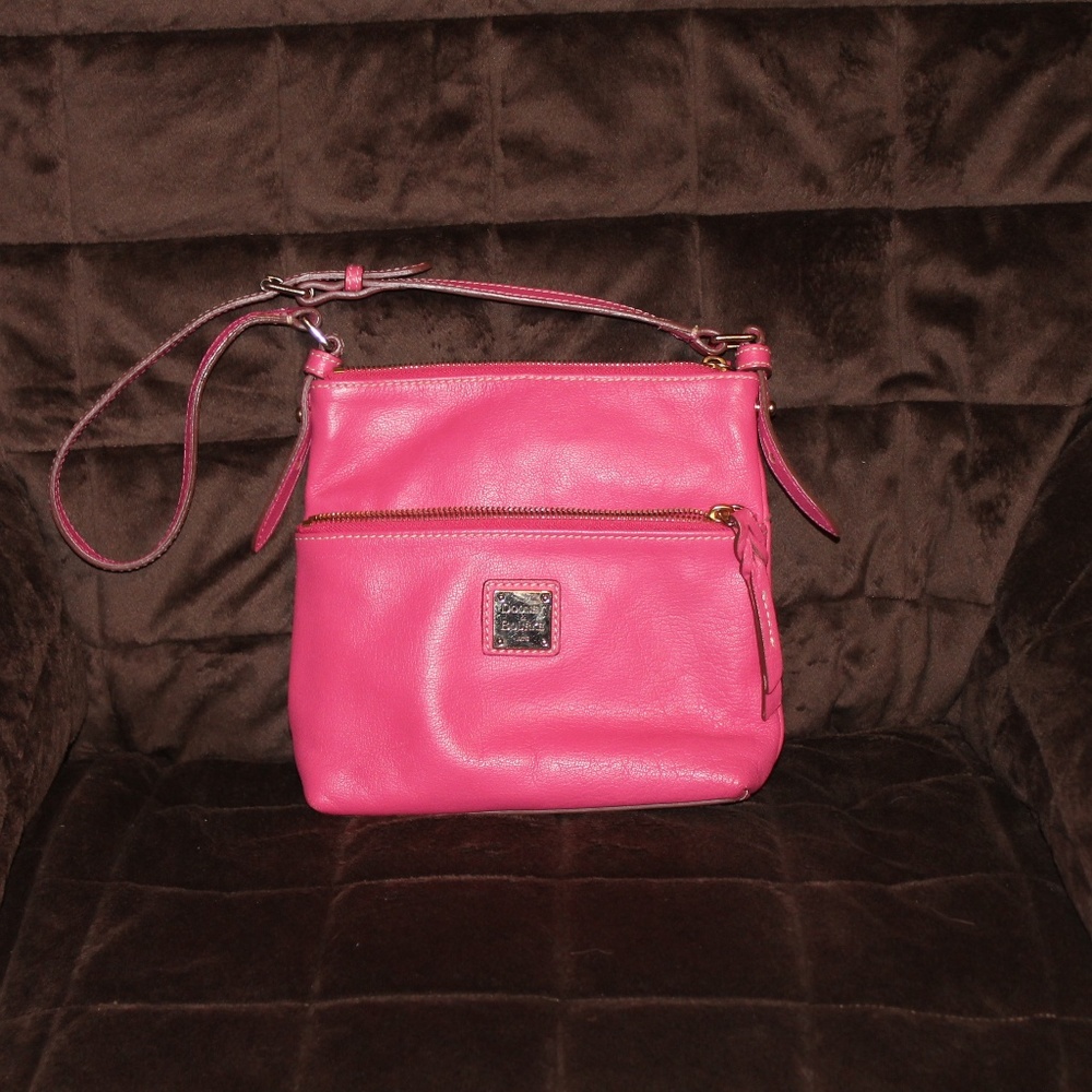 Dooney & Bourke Pebbled Shoulder bag, hot pink