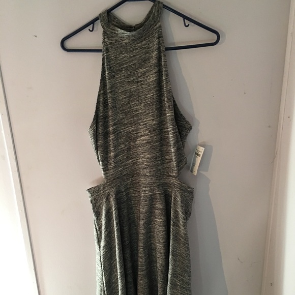 Hollister High-Neck Cutout Skater Dress - Picture 4 of 5