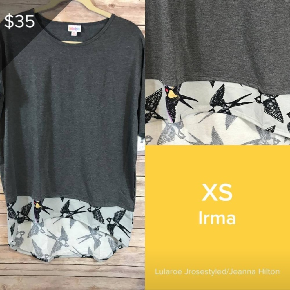 ISO lularoe Irma small or extra small!
