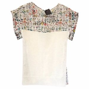 Ted Baker London Botanical Ditsy Print Top Size 1