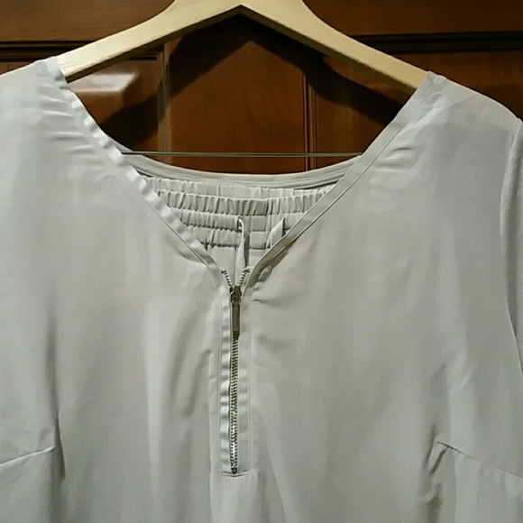 SOLD. LANE BRYANT GREY TWO PIECE PANTS SET - Picture 2 of 7