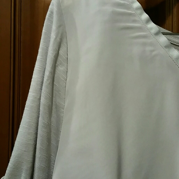 SOLD. LANE BRYANT GREY TWO PIECE PANTS SET - Picture 3 of 7