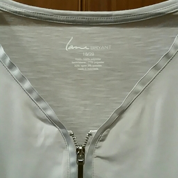 SOLD. LANE BRYANT GREY TWO PIECE PANTS SET - Picture 6 of 7