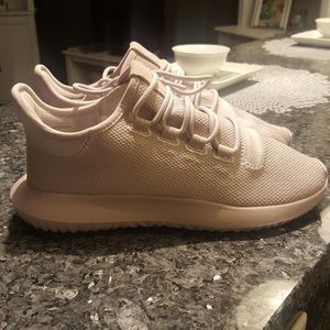 Light purple Adidas Tubulars