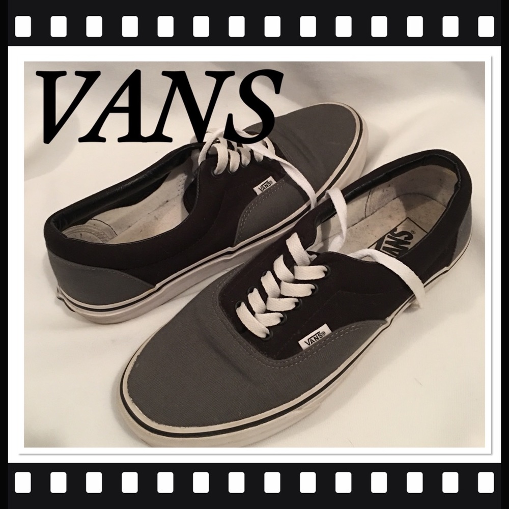 Men’s Vans black and grey