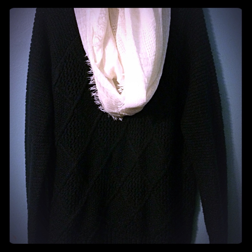 Navy Blue Oversized Sweater