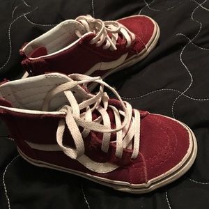 Maroon vans children’s