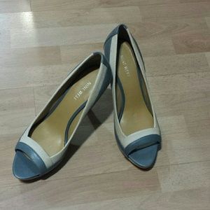 Nine West  open toe pumps
