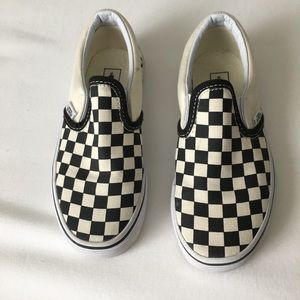 Kids checkered Vans