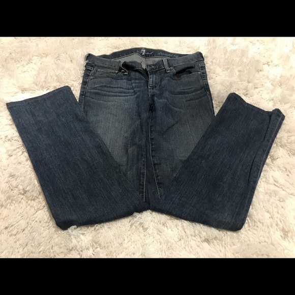 7 For All Mankind Straight Leg Jeans - Picture 2 of 5