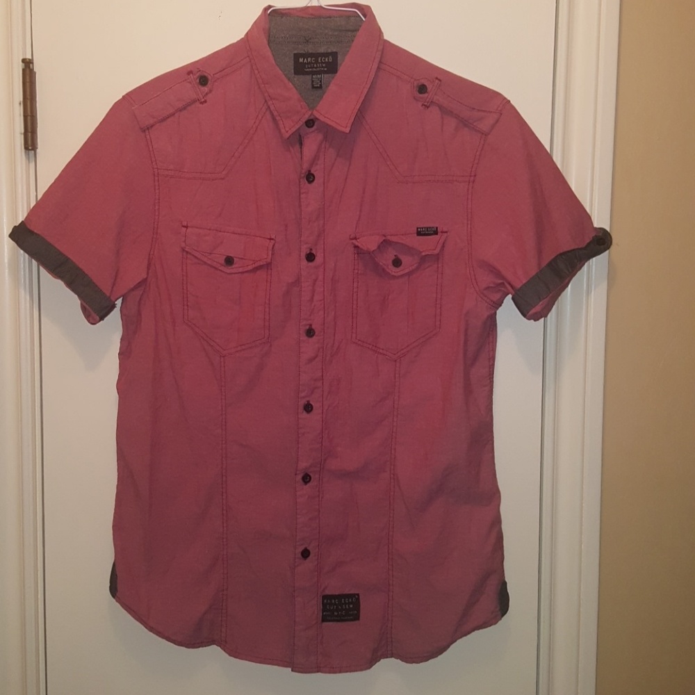 Chambray style button up
