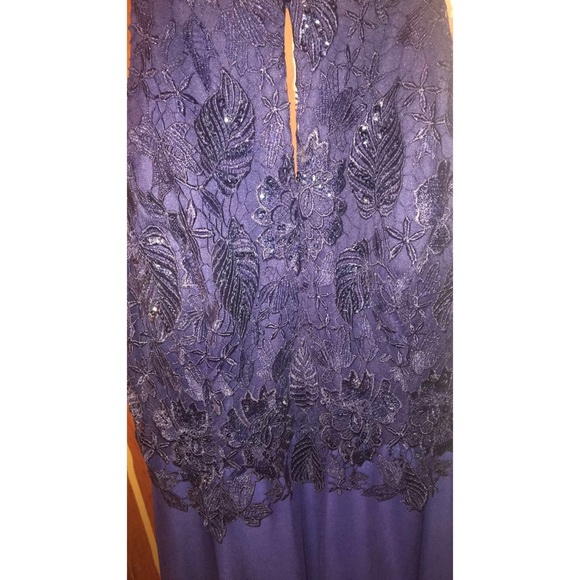 Navy Prom Dress - Picture 2 of 4